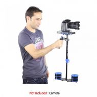 FLYCAM DSLR Nano Blue Steady Cam Stabilizer with Arm Brace and COMPLIMENTARY Quick Release - flycam-dslr-nano-hand-held-shooting.jpg